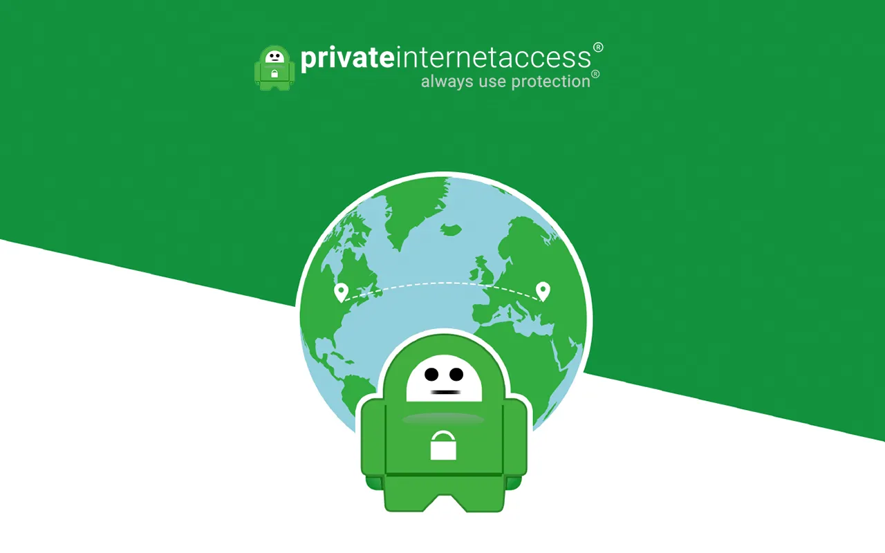 Promotie voor de VPN-dienst Private Internet Access