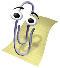Clippy, de paperclip-assistent uit oude versies van Microsoft Office